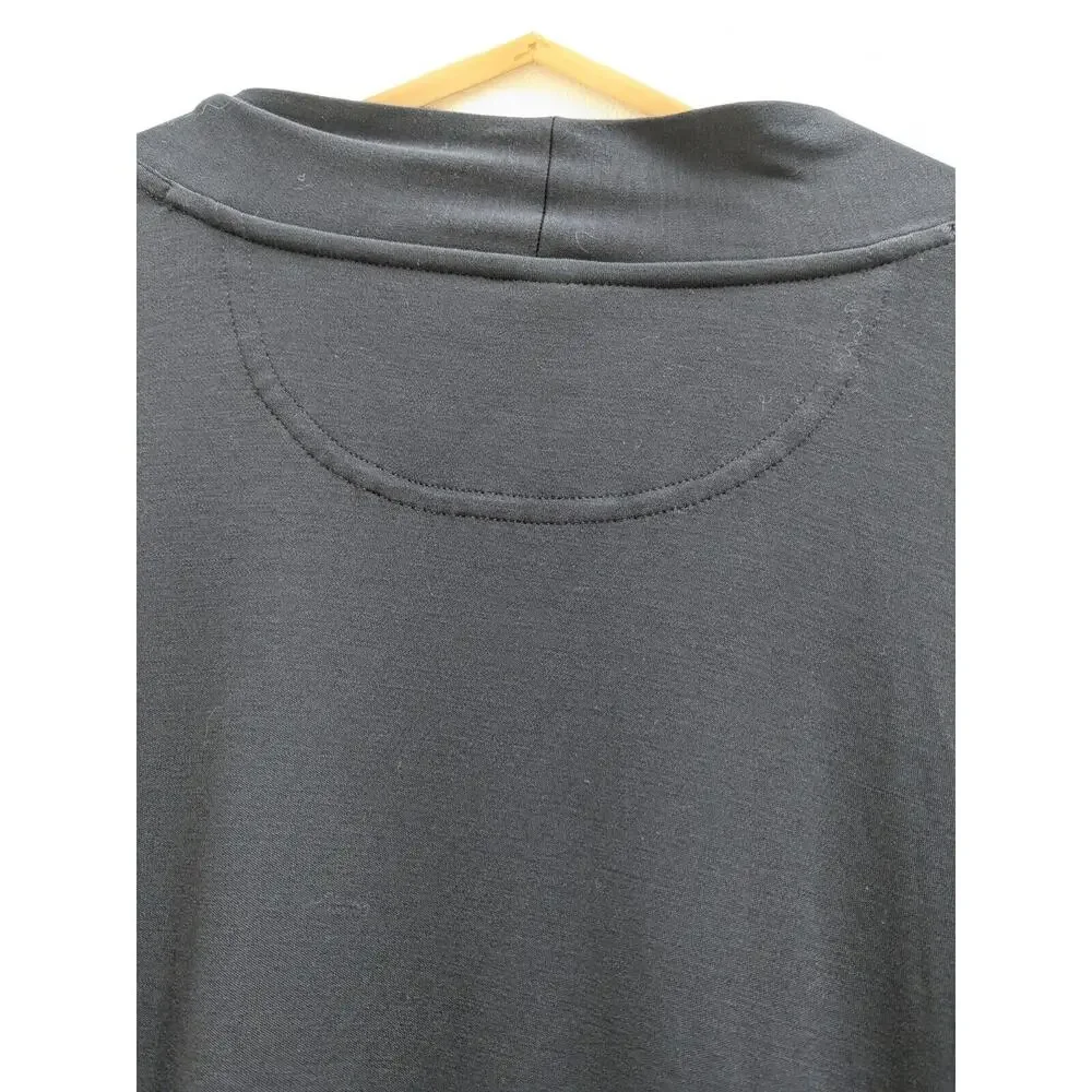 Athleta Modal Robe Black XXS Long Cardigan Sleep Pajama Womens Retail $129 - Picture 8 of 9